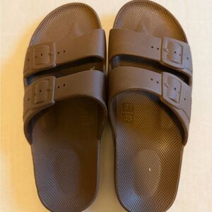 Brown Freedom Moses Slide Sandals